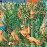 Acquerello e gouache di Pietro Paolo Tarasco, «La condizione umana, il Bene e il Male» (Matera 2012)